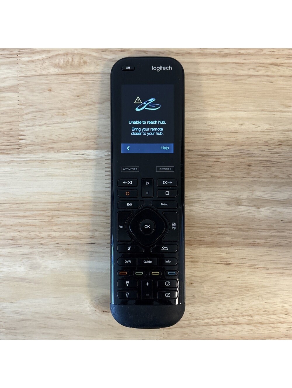 Logitech Harmony Elite Universal Touch Screen Remote Only N-R0010 Tested